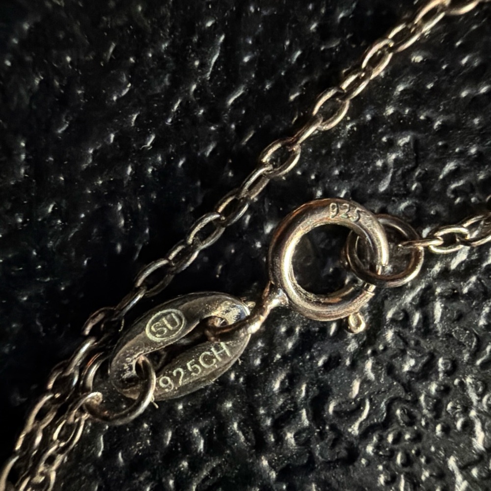 Source Unknown Silver Infinity Necklace - image 8